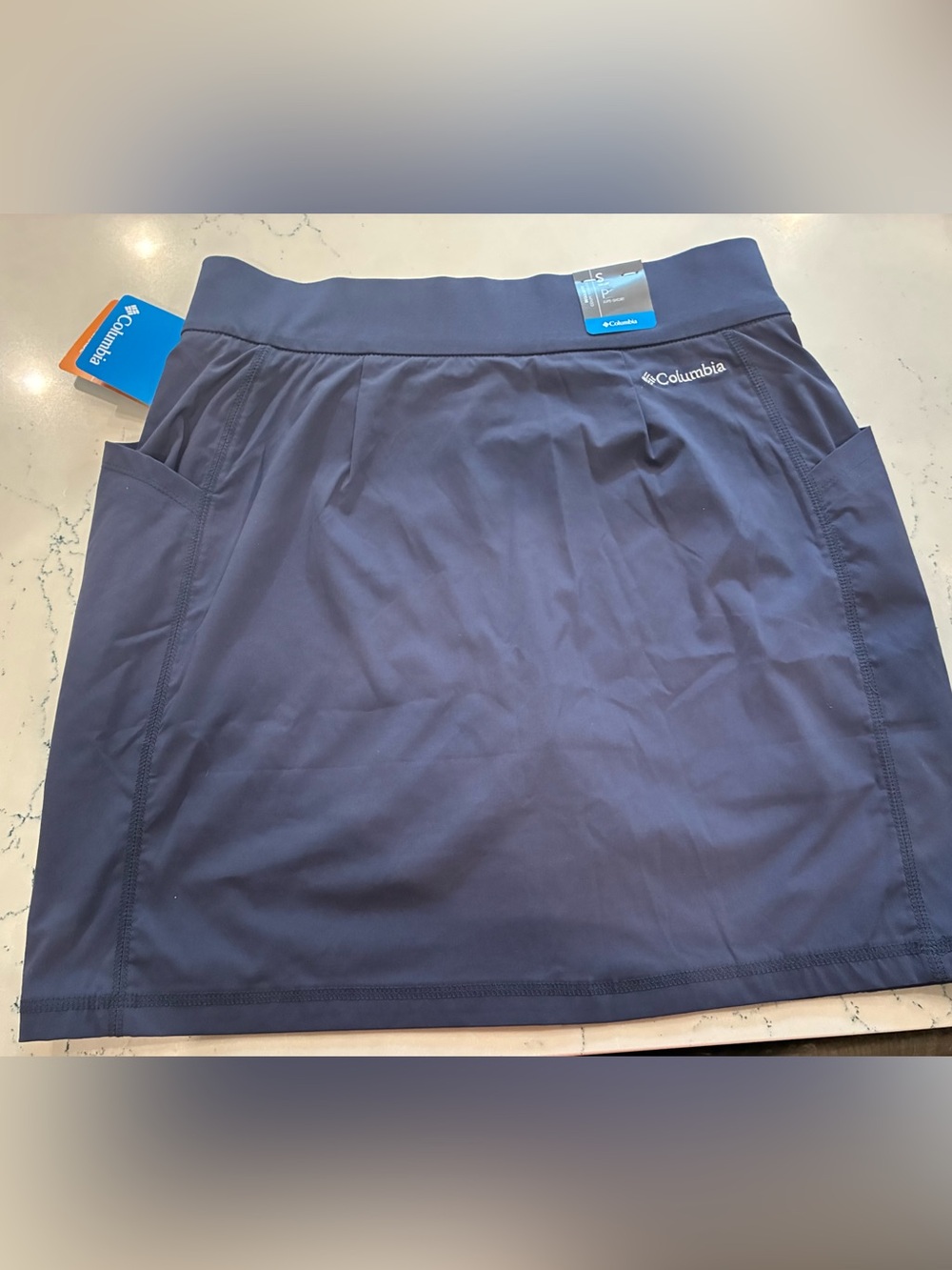 NWT Columbia Women's Navy Performance Skort with Omni-Shade Small - Picture 2 of 8